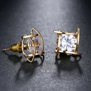 18K gold plated earrings
